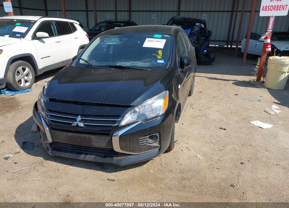 2022 MITSUBISHI MIRAGE ES/LE VIN: ML32AUHJ6NH008853