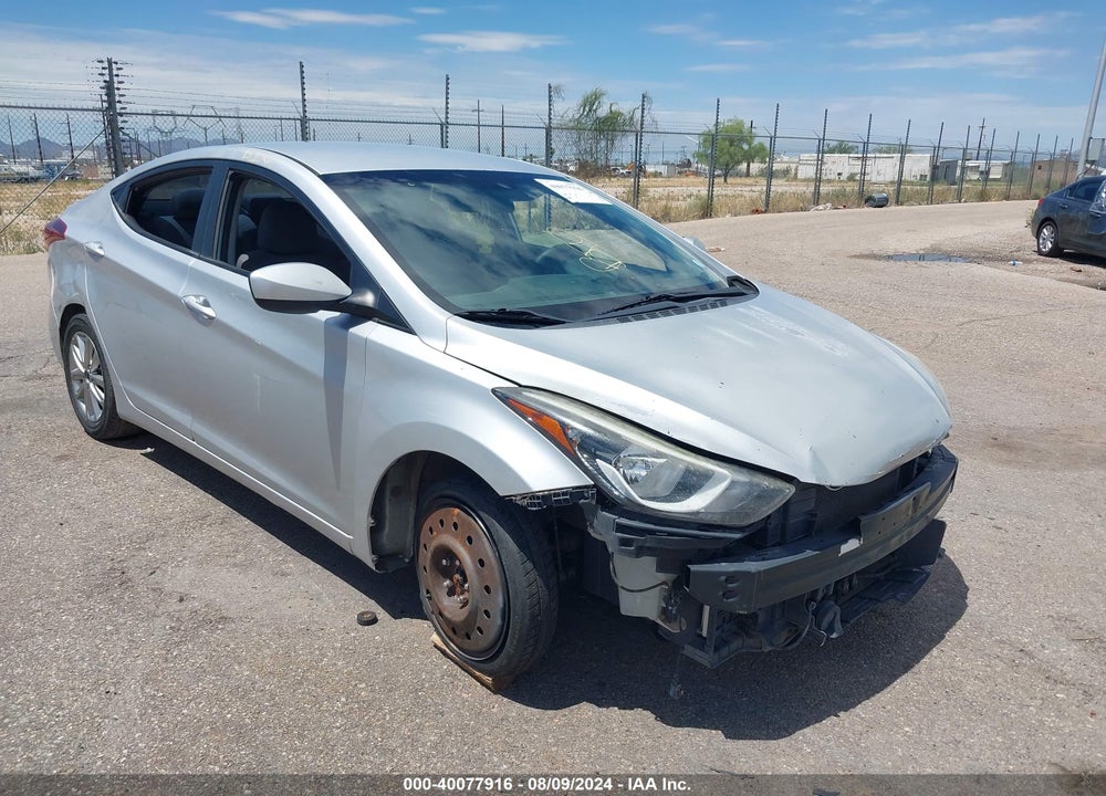 2015 HYUNDAI ELANTRA SE VIN: 5NPDH4AE2FH586014
