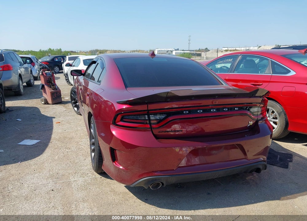 2021 DODGE CHARGER SCAT PACK RWD VIN: 2C3CDXGJ2MH678828