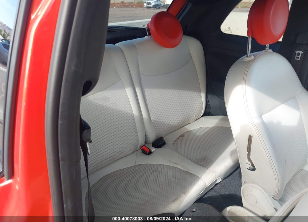 2013 FIAT 500E BATTERY ELECTRIC VIN: 3C3CFFGE1DT744462