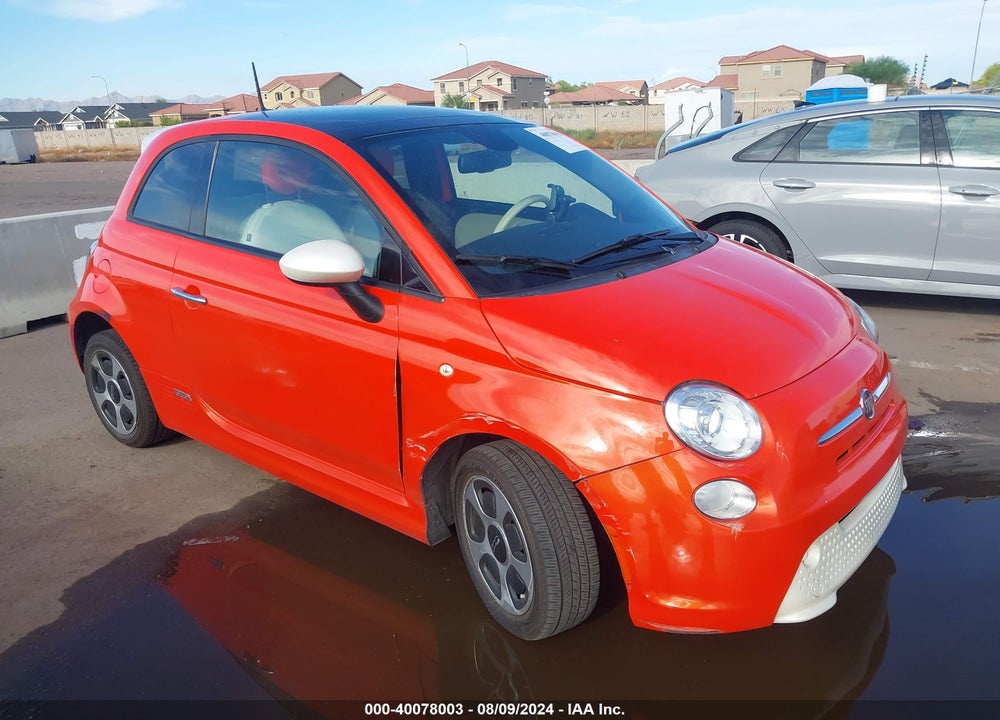 2013 FIAT 500E BATTERY ELECTRIC VIN: 3C3CFFGE1DT744462
