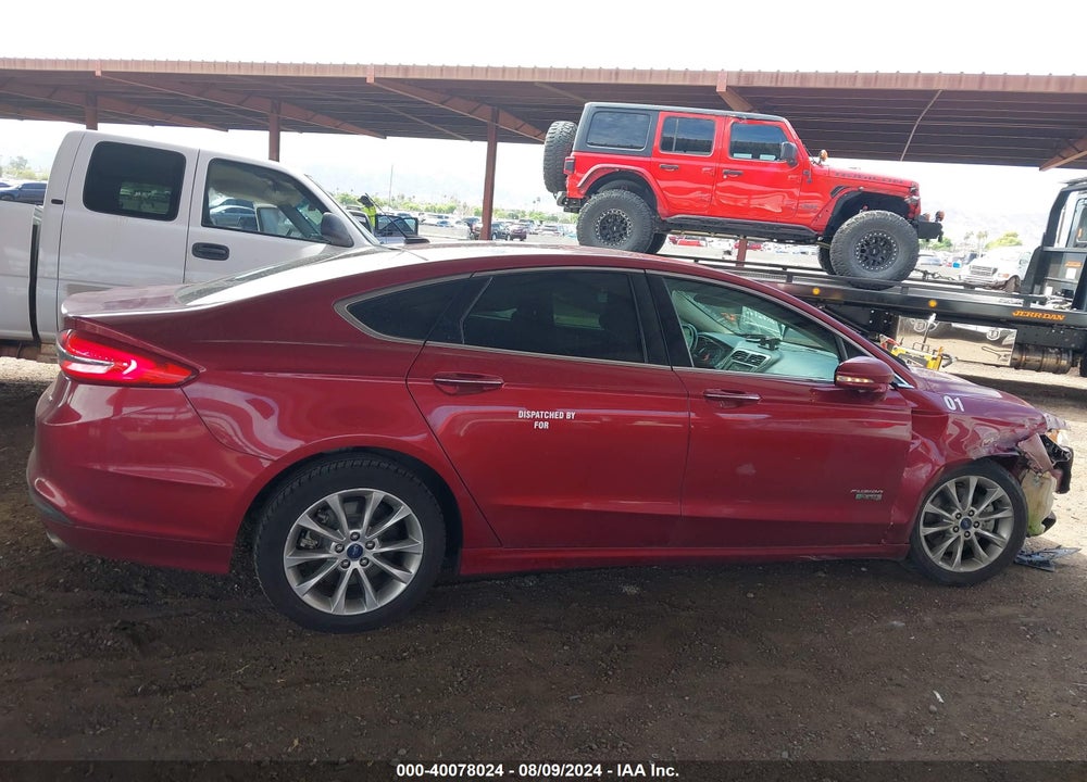 2017 FORD FUSION ENERGI SE LUXURY VIN: 3FA6P0PU6HR284590