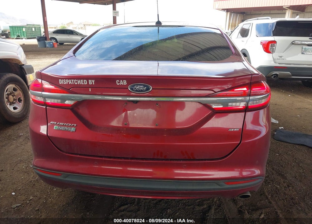 2017 FORD FUSION ENERGI SE LUXURY VIN: 3FA6P0PU6HR284590