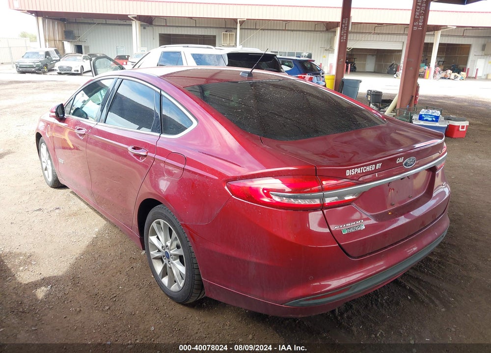 2017 FORD FUSION ENERGI SE LUXURY VIN: 3FA6P0PU6HR284590