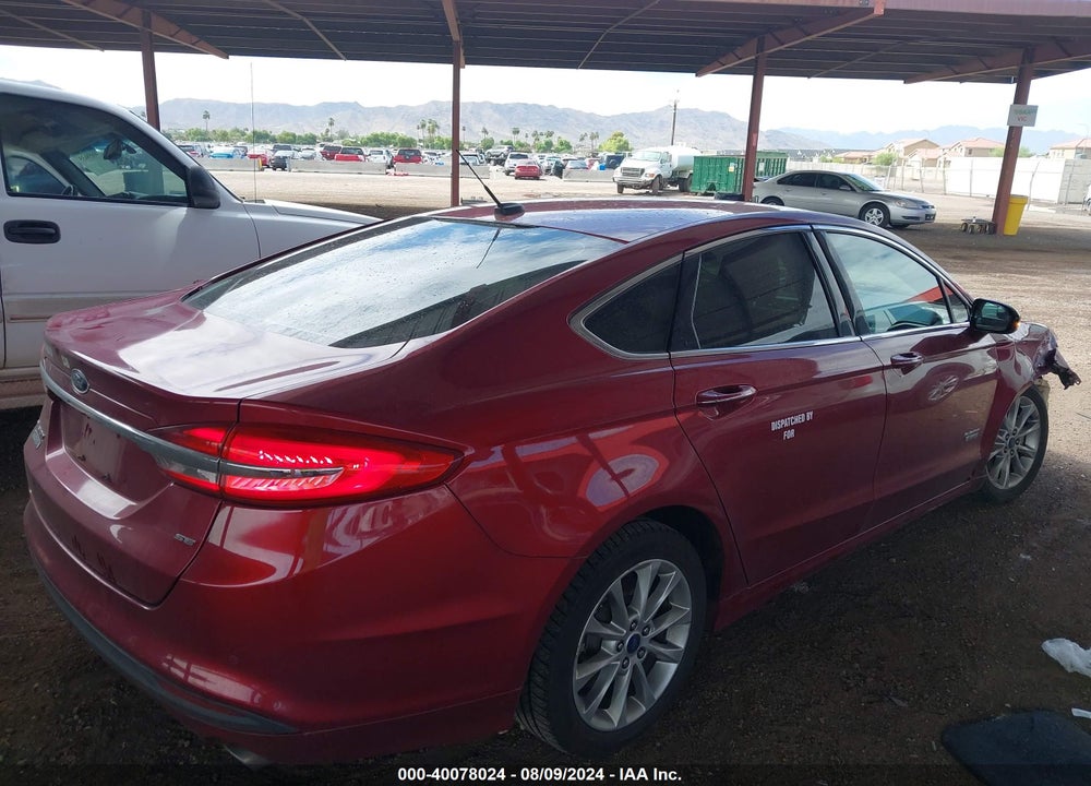 2017 FORD FUSION ENERGI SE LUXURY VIN: 3FA6P0PU6HR284590