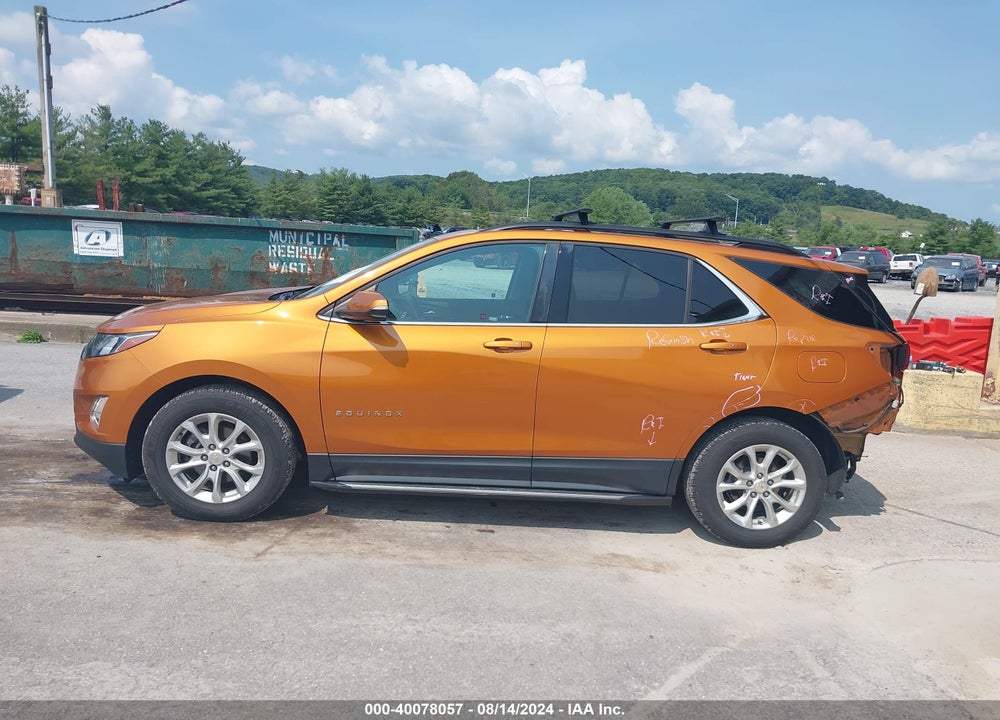 2018 CHEVROLET EQUINOX LT VIN: 2GNAXJEV9J6156855