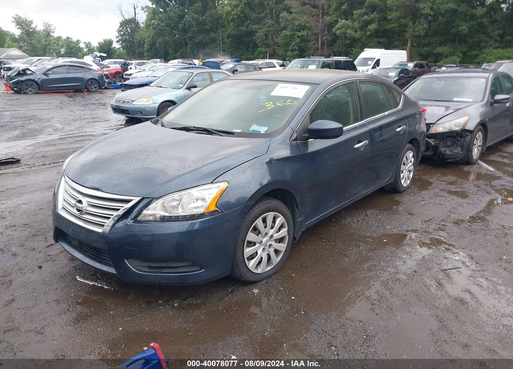 2014 NISSAN SENTRA S VIN: 3N1AB7AP0EL687075