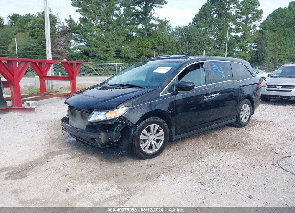 2014 HONDA ODYSSEY EX-L VIN: 5FNRL5H66EB055369
