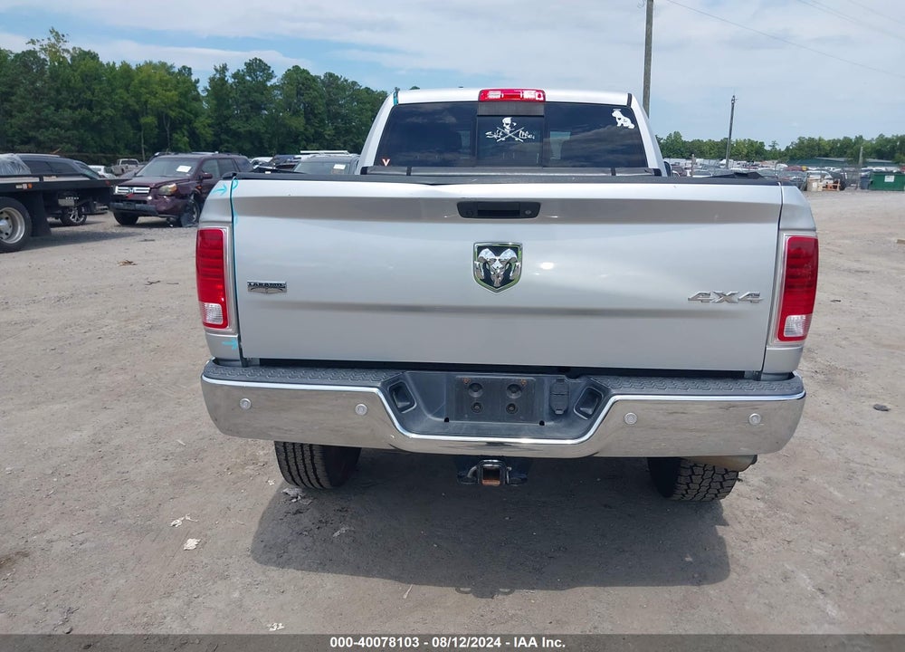 2017 RAM 2500 LAIE  4X4 6'4 BOX VIN: 3C6UR5FL5HG664122