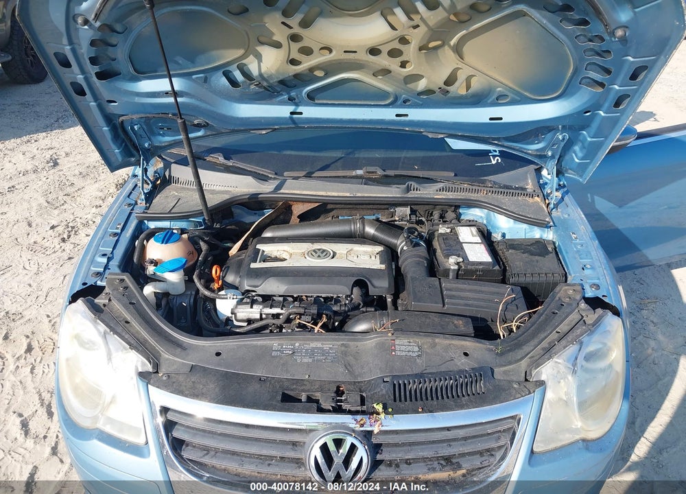 2009 VOLKSWAGEN EOS KOMFORT VIN: WVWBA71F49V005932