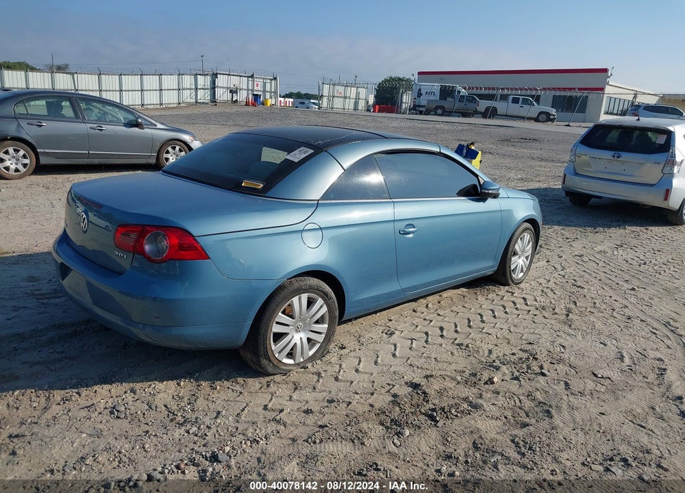 2009 VOLKSWAGEN EOS KOMFORT VIN: WVWBA71F49V005932
