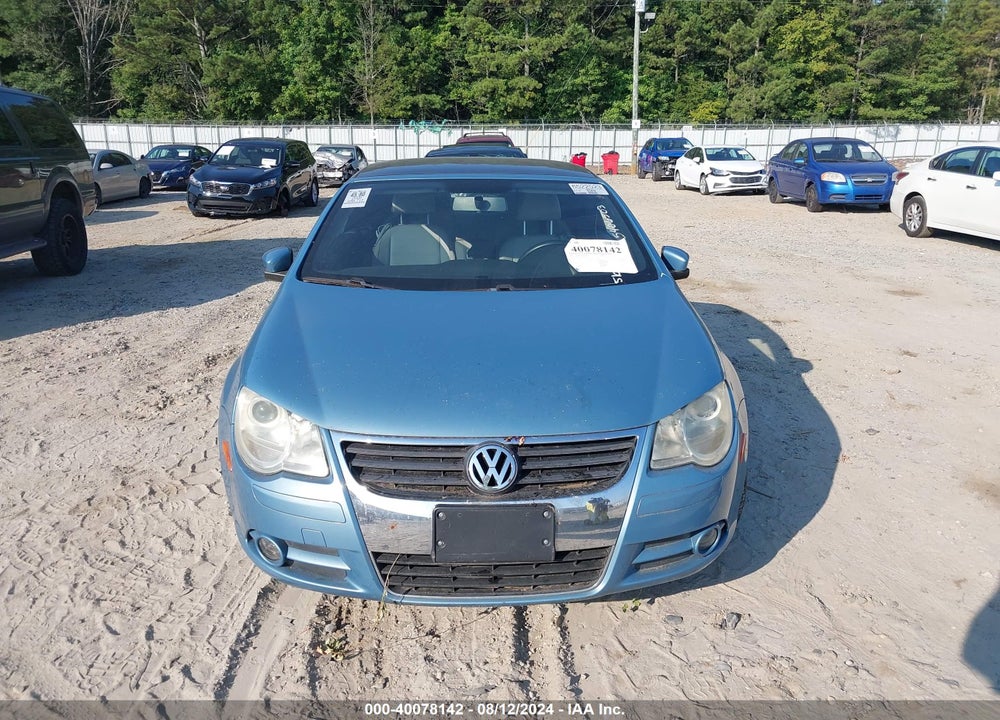 2009 VOLKSWAGEN EOS KOMFORT VIN: WVWBA71F49V005932