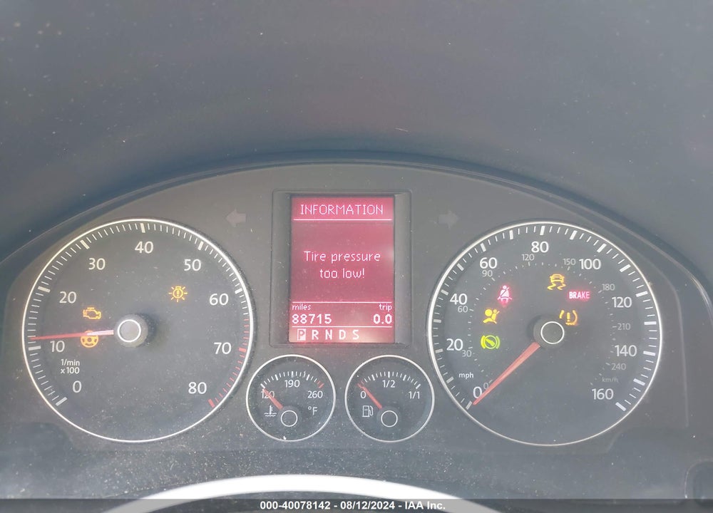 2009 VOLKSWAGEN EOS KOMFORT VIN: WVWBA71F49V005932