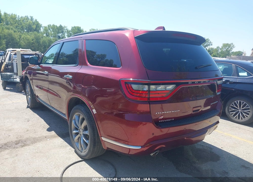 2021 DODGE DURANGO CITADEL AWD VIN: 1C4SDJET1MC629891