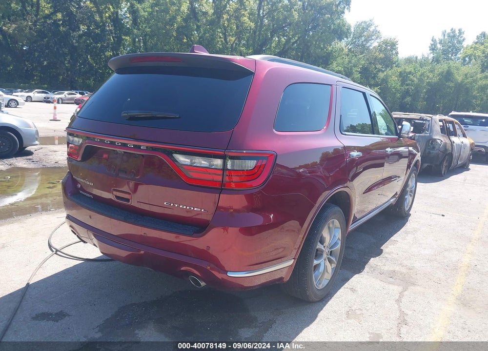 2021 DODGE DURANGO CITADEL AWD VIN: 1C4SDJET1MC629891