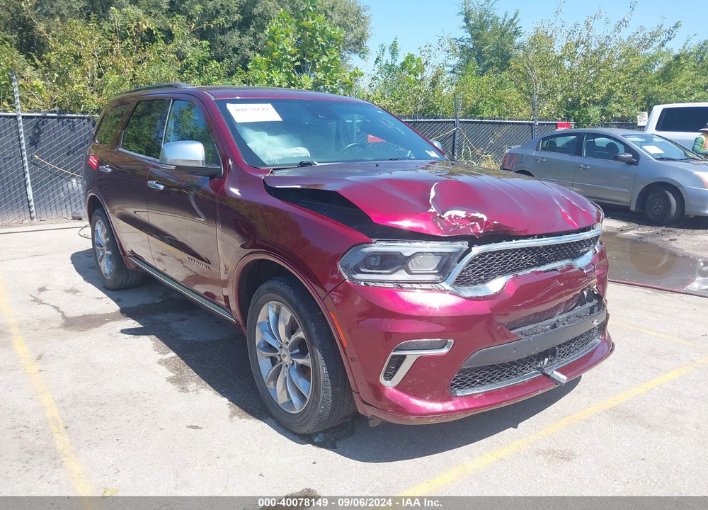 2021 DODGE DURANGO CITADEL AWD VIN: 1C4SDJET1MC629891