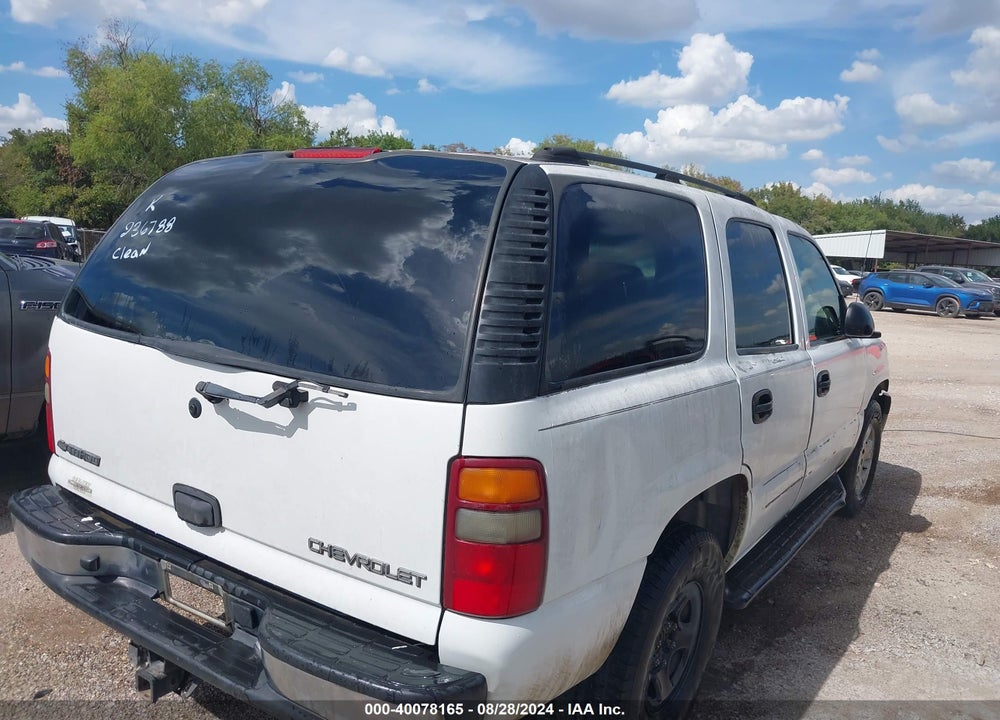 2003 CHEVROLET TAHOE LS VIN: 1GNEC13Z33J236788