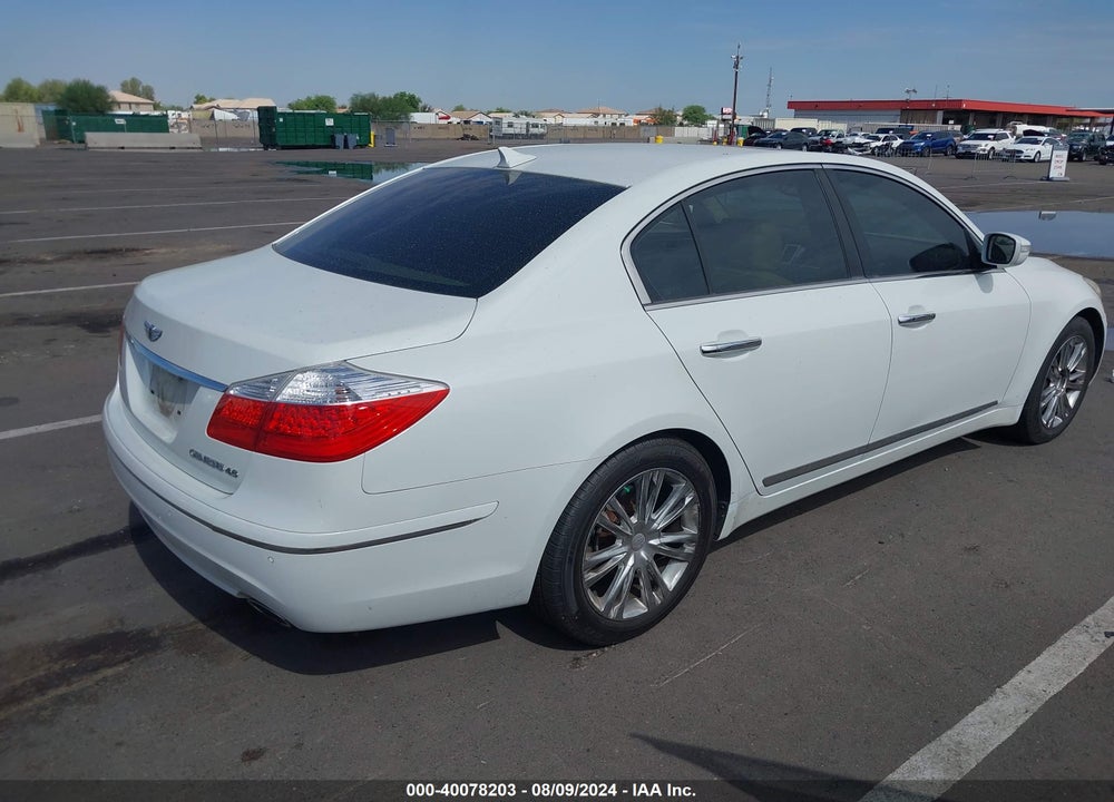 2009 HYUNDAI GENESIS 4.6 VIN: KMHGC46F19U044793