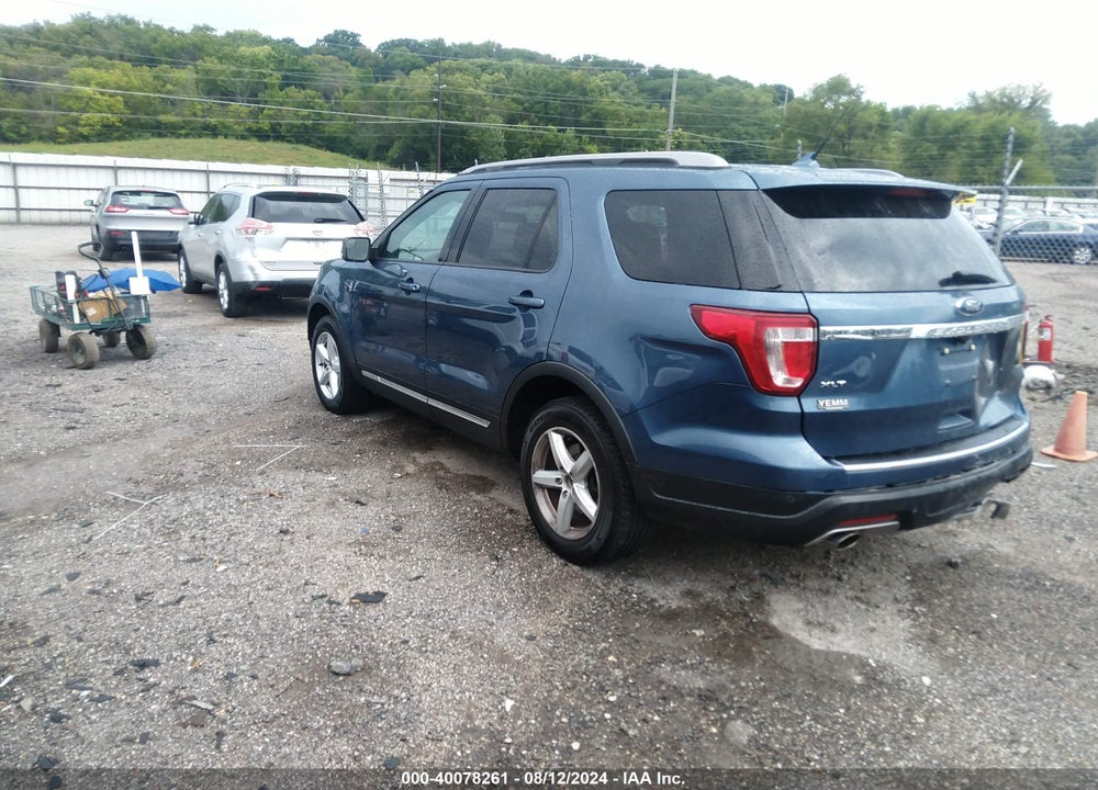 2018 FORD EXPLORER XLT VIN: 1FM5K7D86JGA87920
