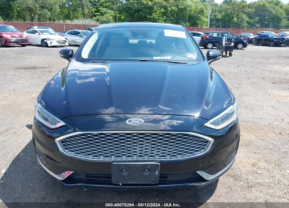 2019 FORD FUSION HYBRID SEL VIN: 3FA6P0MU7KR146164