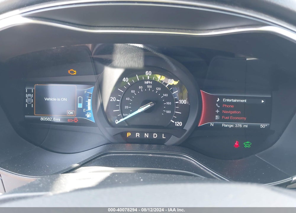 2019 FORD FUSION HYBRID SEL VIN: 3FA6P0MU7KR146164