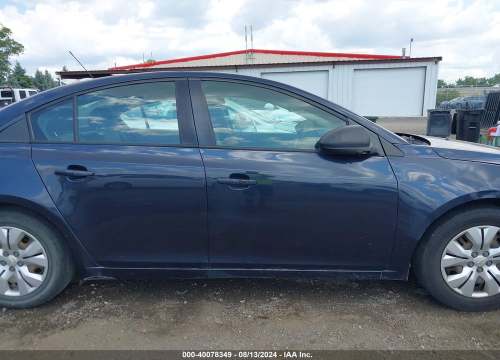 2016 CHEVROLET CRUZE LIMITED LS MANUAL VIN: 1G1PB5SH1G7184223