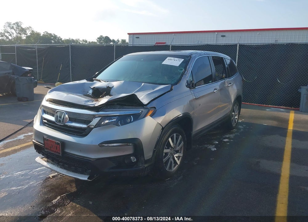 2021 HONDA PILOT 2WD EX-L VIN: 5FNYF5H59MB004019