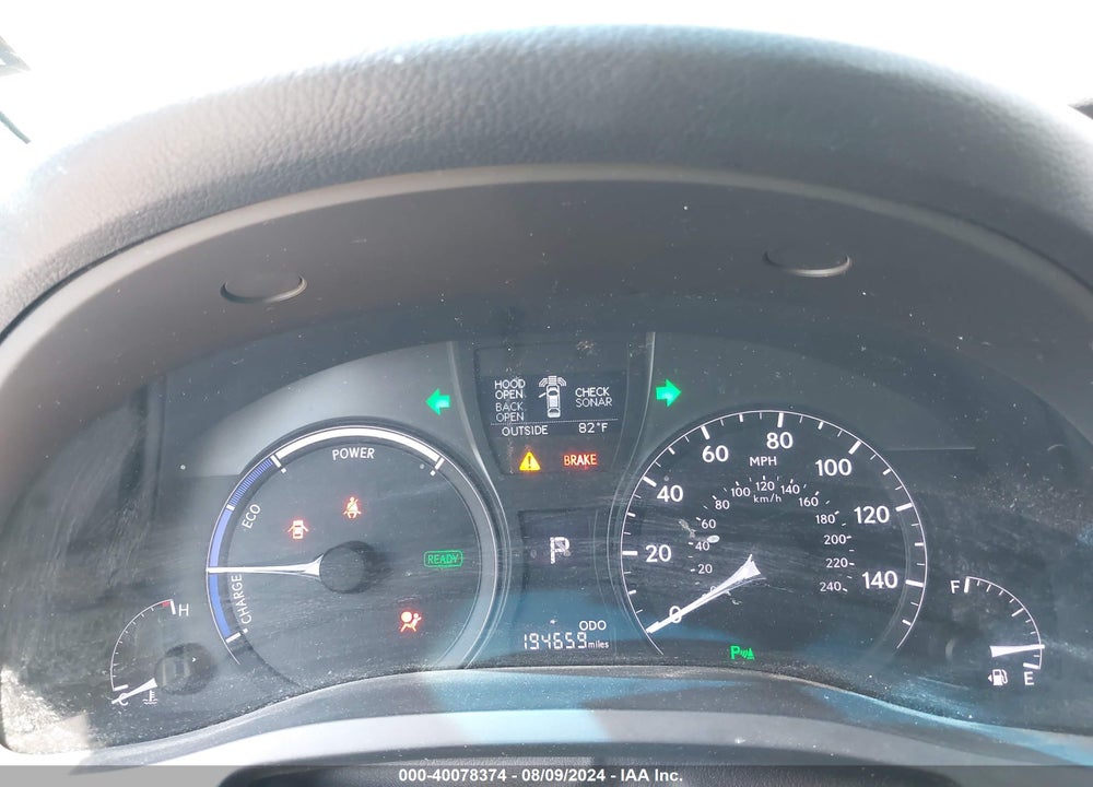 2013 LEXUS RX 450H VIN: JTJBC1BA1D2436309
