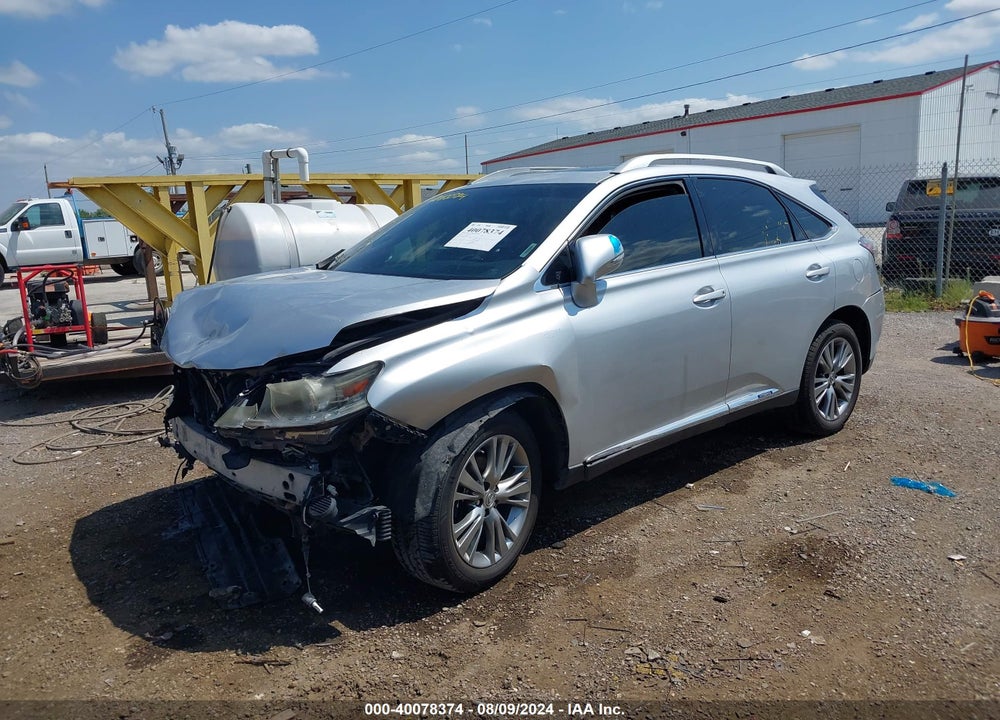 2013 LEXUS RX 450H VIN: JTJBC1BA1D2436309