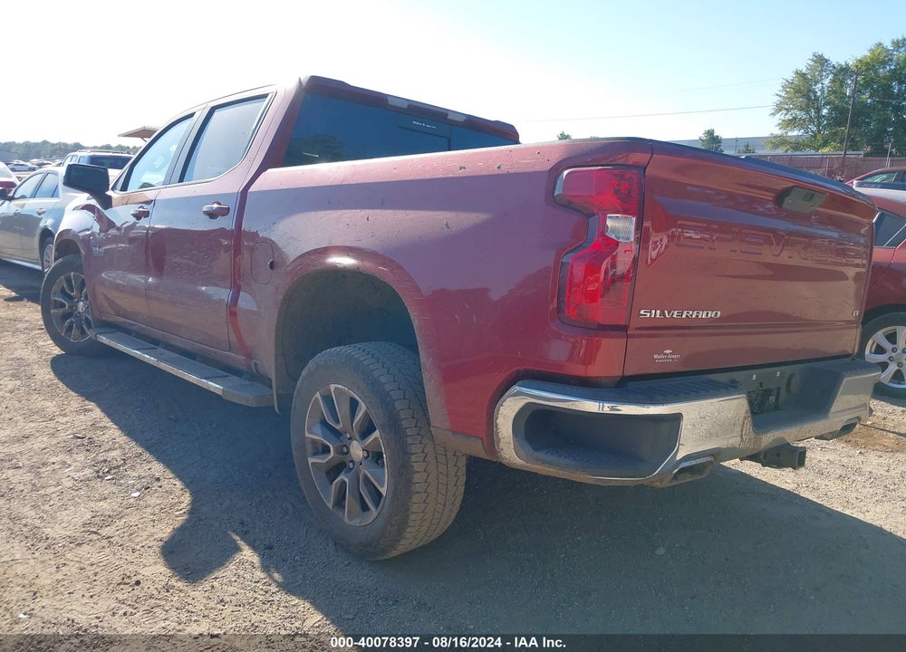2019 CHEVROLET SILVERADO 1500 LT VIN: 3GCUYDED3KG188640