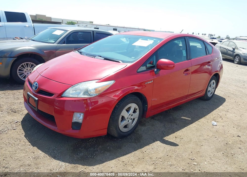 2010 TOYOTA PRIUS II VIN: JTDKN3DU2A0114656