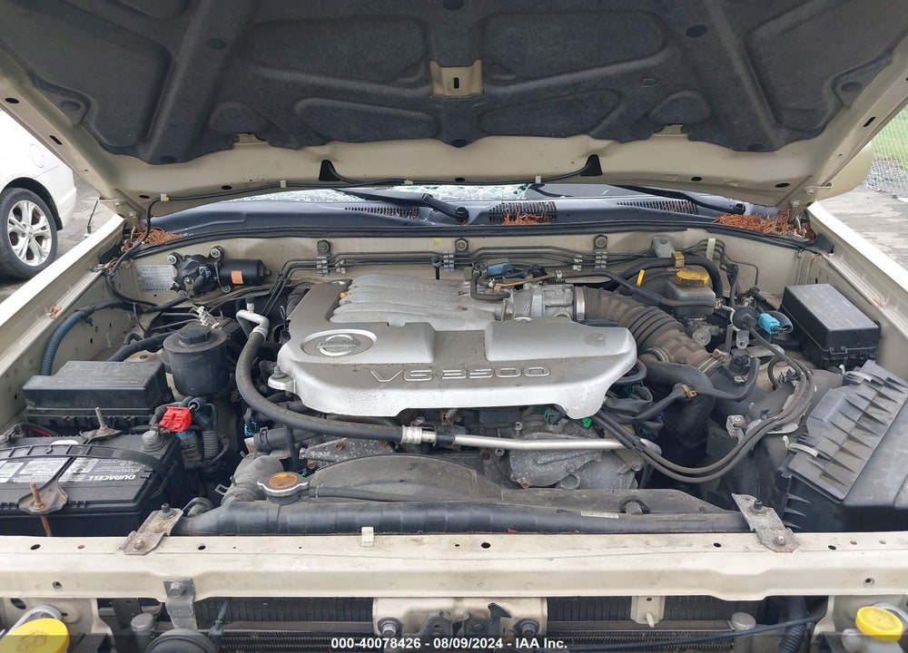 2004 NISSAN PATHFINDER LE PLATINUM VIN: JN8DR09Y44W916123