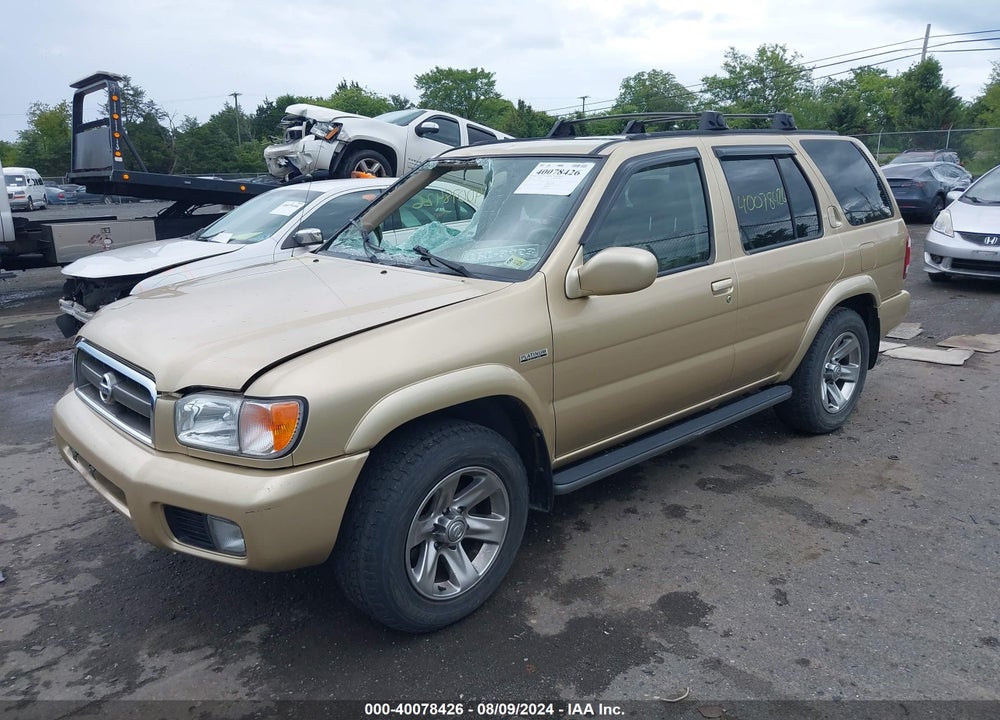 2004 NISSAN PATHFINDER LE PLATINUM VIN: JN8DR09Y44W916123