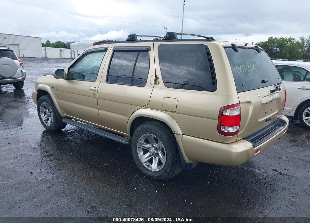 2004 NISSAN PATHFINDER LE PLATINUM VIN: JN8DR09Y44W916123