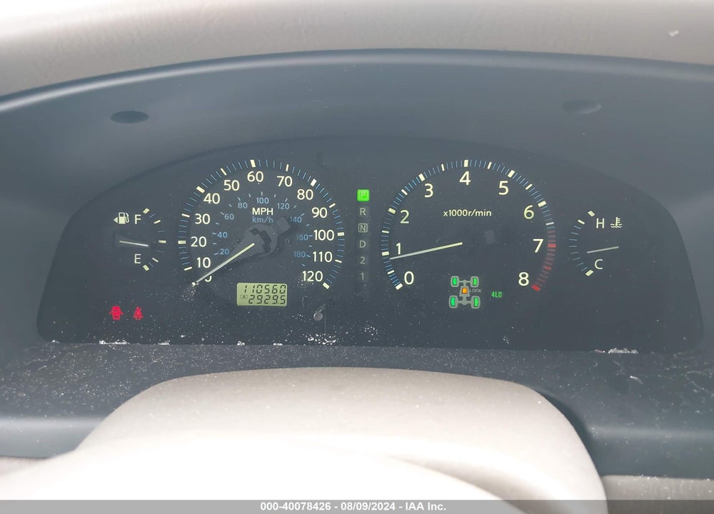 2004 NISSAN PATHFINDER LE PLATINUM VIN: JN8DR09Y44W916123