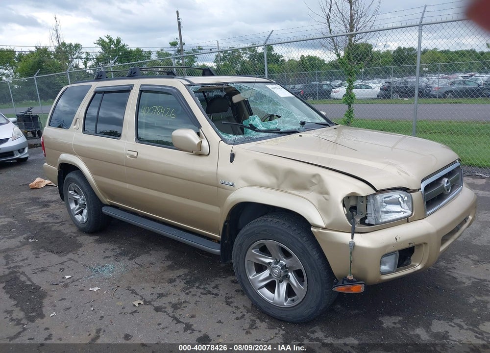2004 NISSAN PATHFINDER LE PLATINUM VIN: JN8DR09Y44W916123