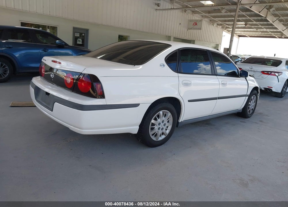 2004 CHEVROLET IMPALA VIN: 2G1WF52E249364911