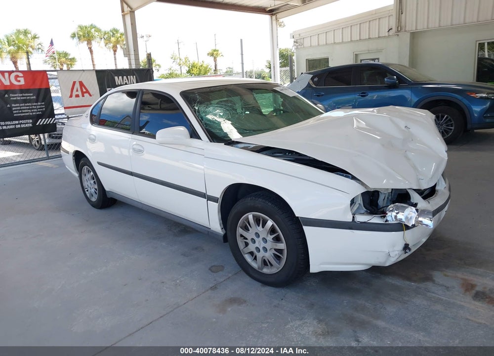2004 CHEVROLET IMPALA VIN: 2G1WF52E249364911