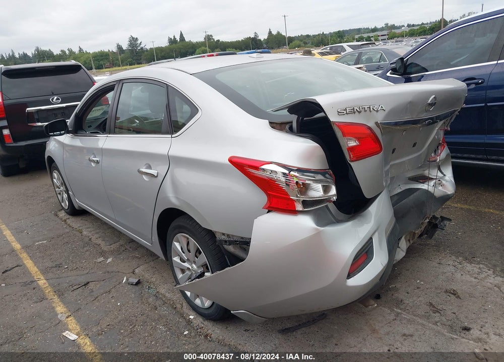 2017 NISSAN SENTRA SV VIN: 3N1AB7AP5HY341398