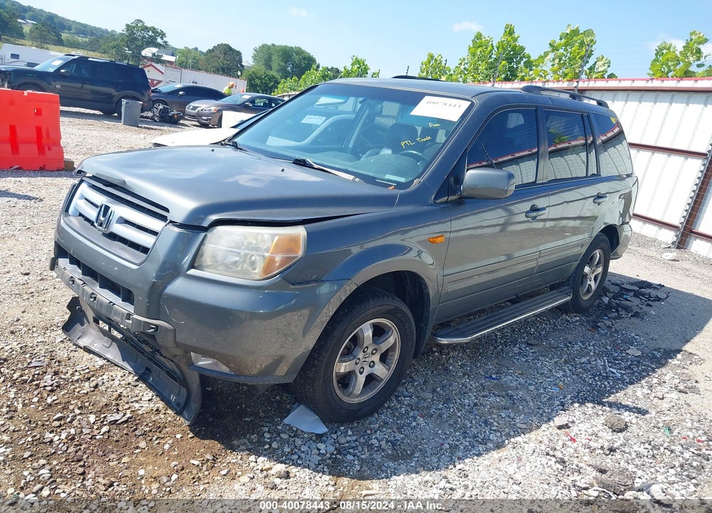 2007 HONDA PILOT EX-L VIN: 5FNYF28757B038737