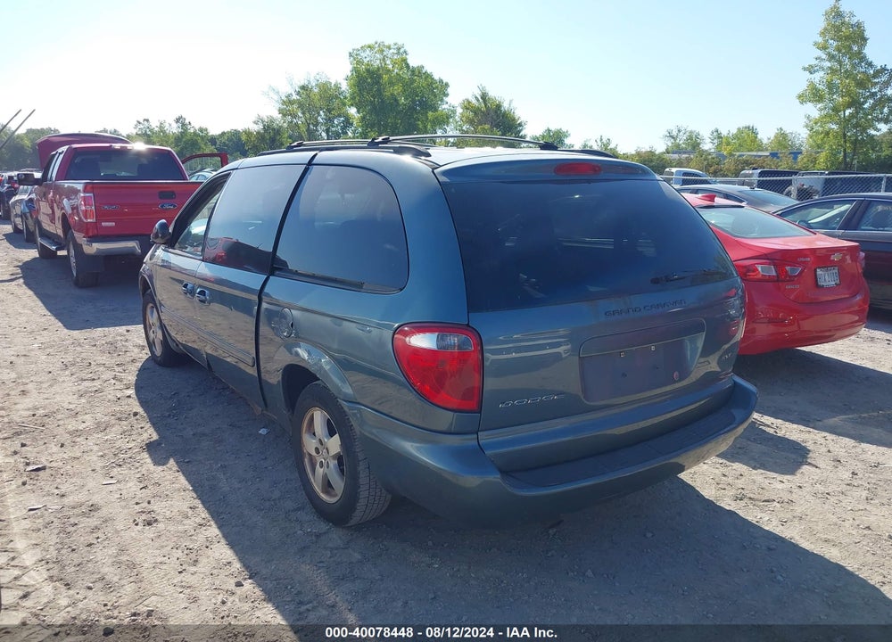 2007 DODGE GRAND CARAVAN SXT VIN: 2D4GP44L27R146442