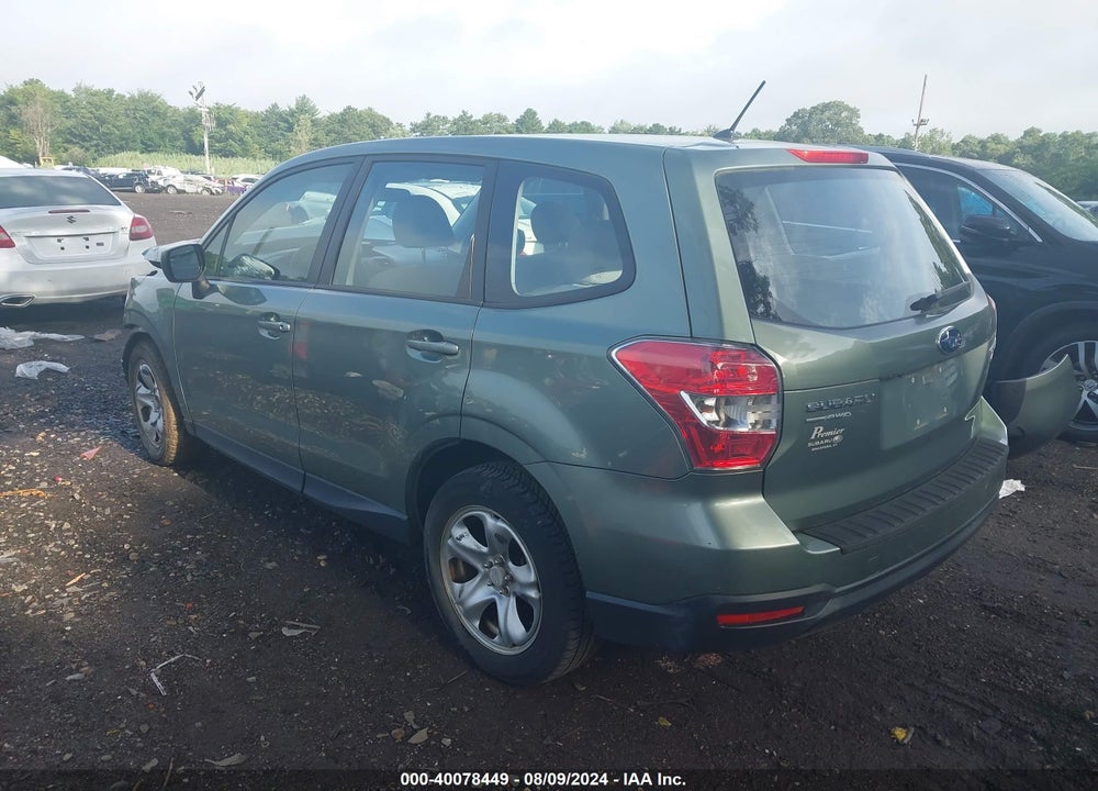 2015 SUBARU FORESTER 2.5I VIN: JF2SJAAC8FH818303