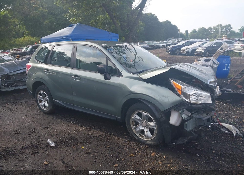 2015 SUBARU FORESTER 2.5I VIN: JF2SJAAC8FH818303
