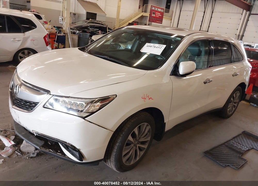2015 ACURA MDX TECHNOLOGY PACKAGE VIN: 5FRYD4H4XFB032940