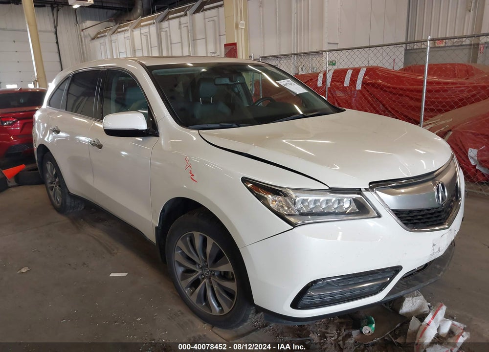 2015 ACURA MDX TECHNOLOGY PACKAGE VIN: 5FRYD4H4XFB032940