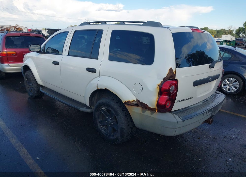 2007 DODGE DURANGO SXT VIN: 1D8HB38P77F555553