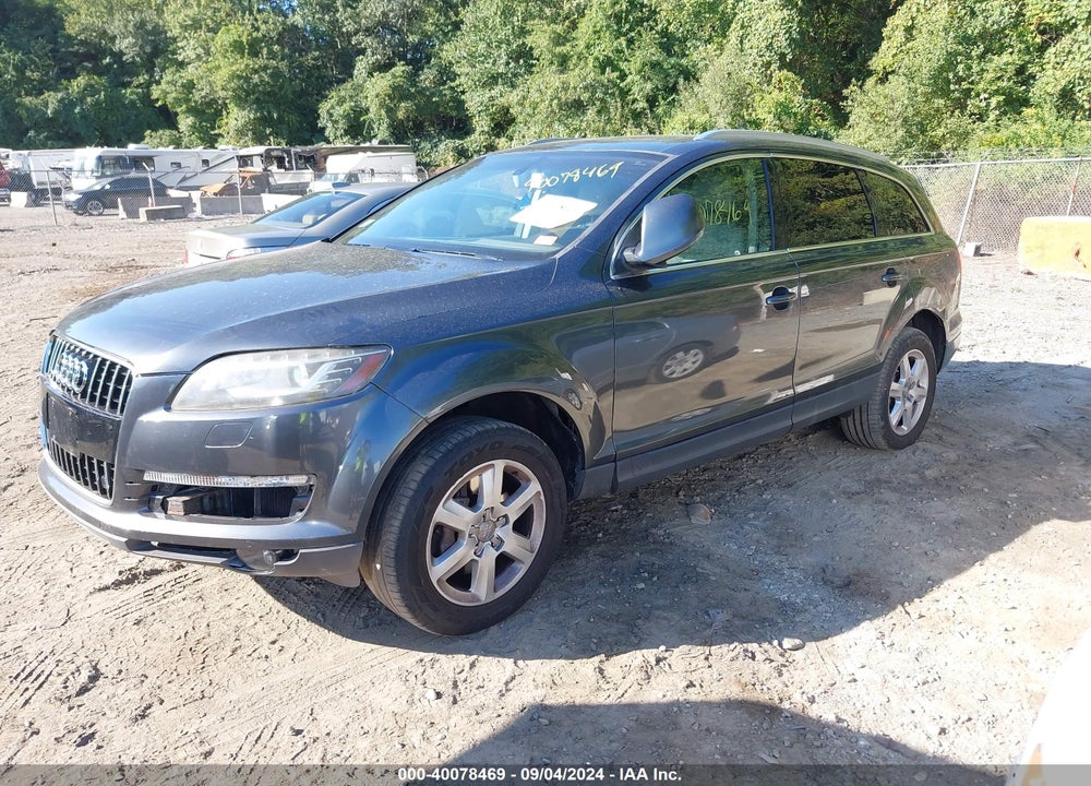 2012 AUDI Q7 VIN: WA1LGAFE1CD004809