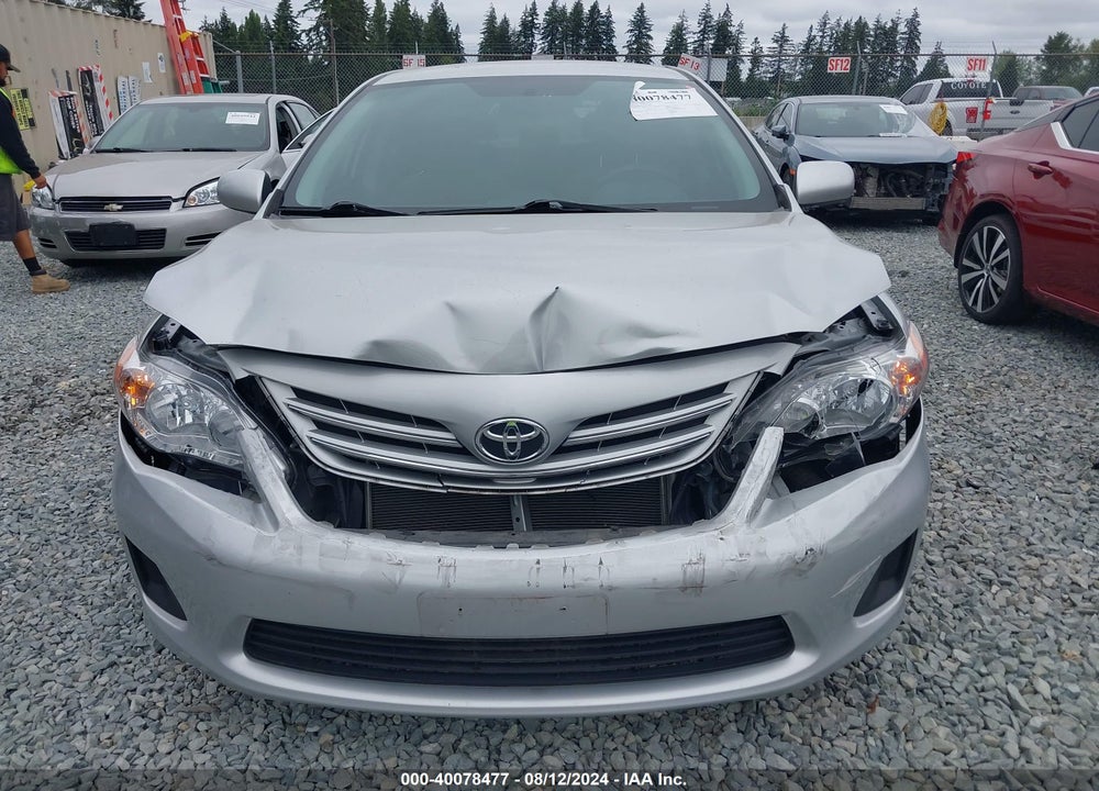 2013 TOYOTA COROLLA LE VIN: 2T1BU4EE7DC994862