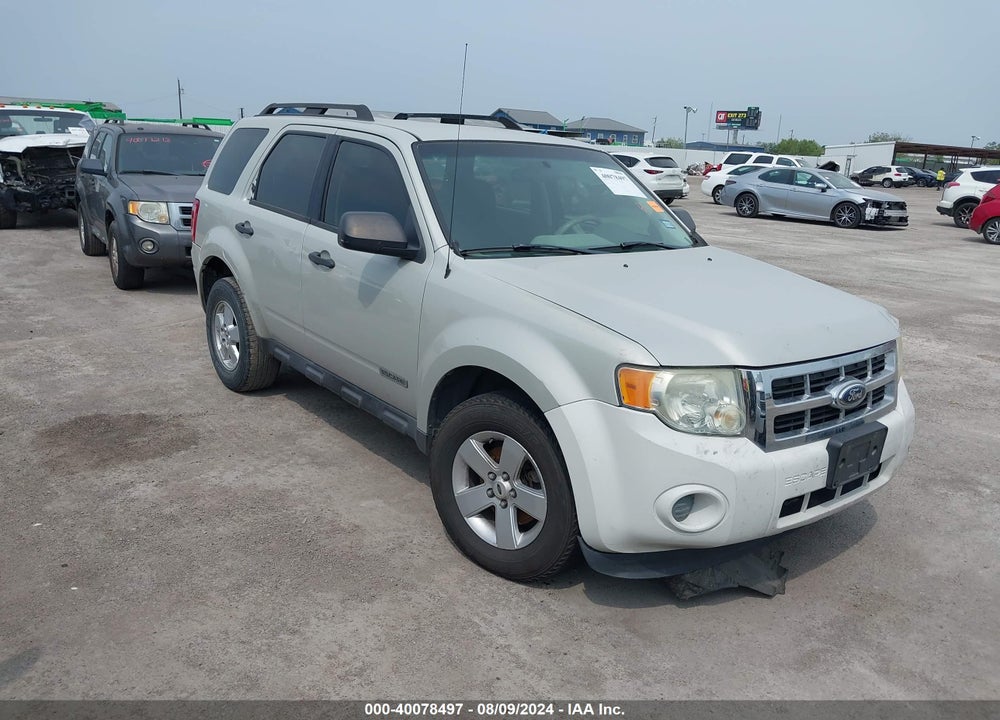 2008 FORD ESCAPE XLS/XLS MANUAL VIN: 1FMCU02ZX8KD76455