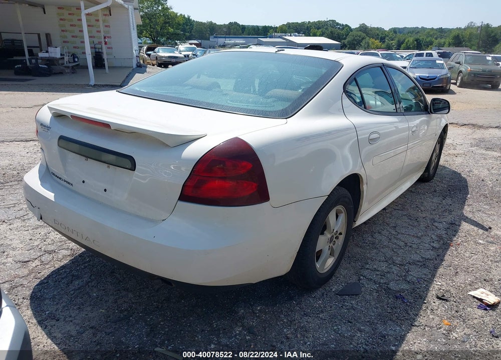 2006 PONTIAC GRAND PRIX VIN: 2G2WP552561247447